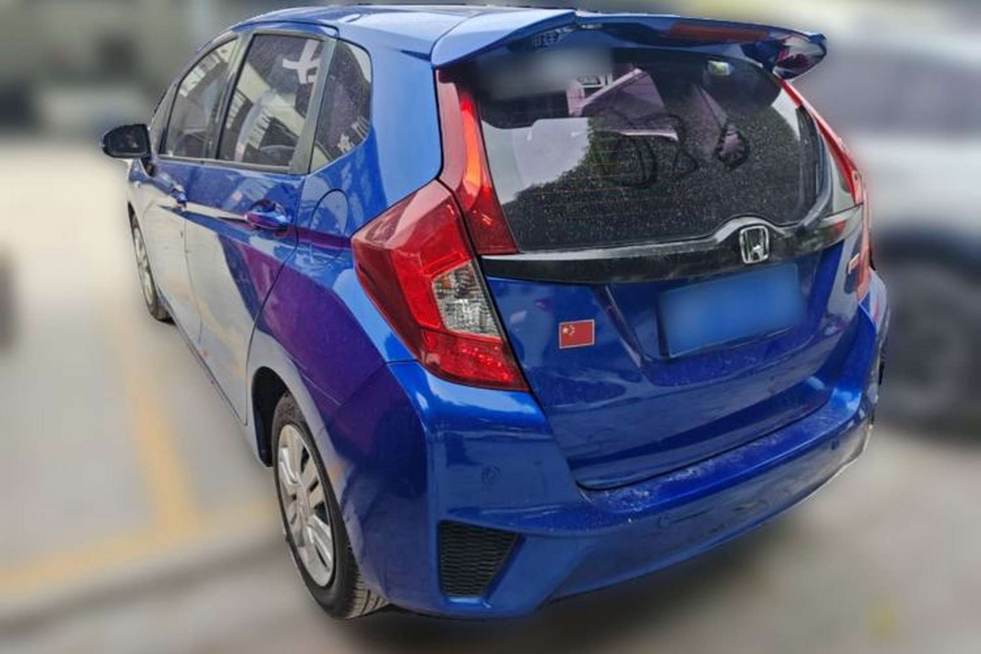 Used Honda Fit 2016 1.5L LXS CVT Comfort Sunroof Version Rear Left 45 Deg