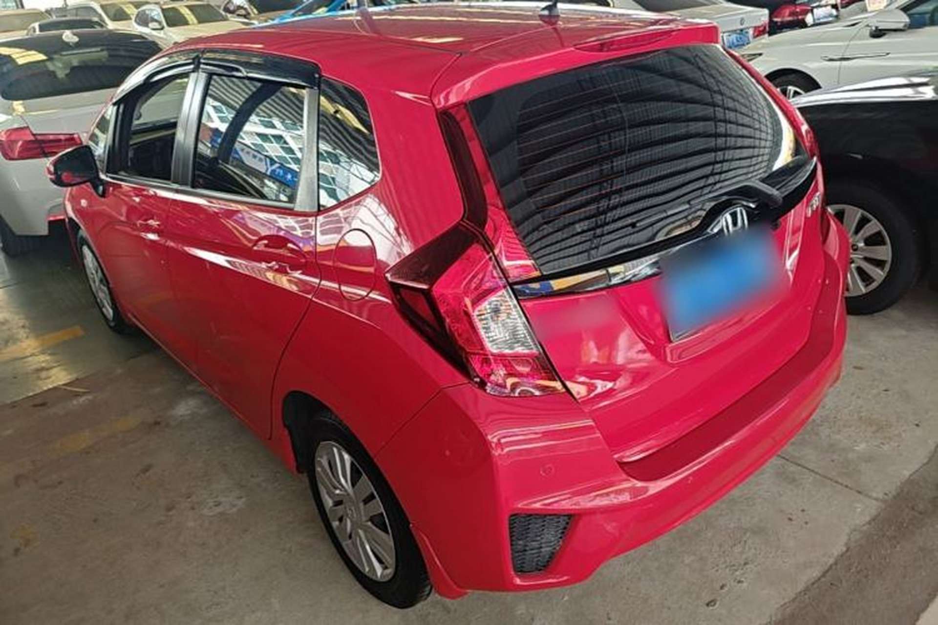 Used Honda Fit 2016 1.5L LX CVT Comfort Model Rear Left 45 Deg