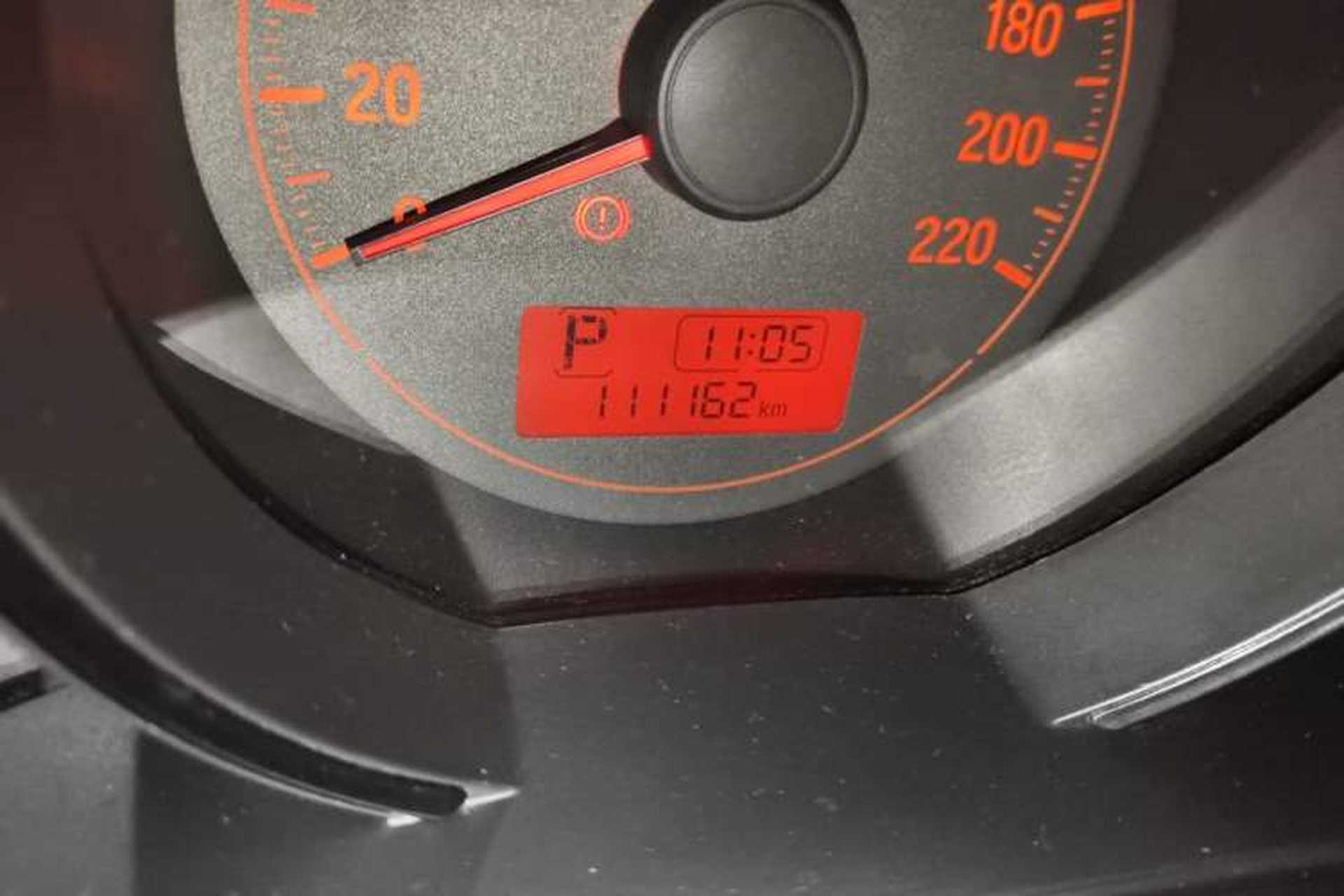 Used Honda Fit 2016 1.5L LX CVT Comfort Model Odometer Close Up