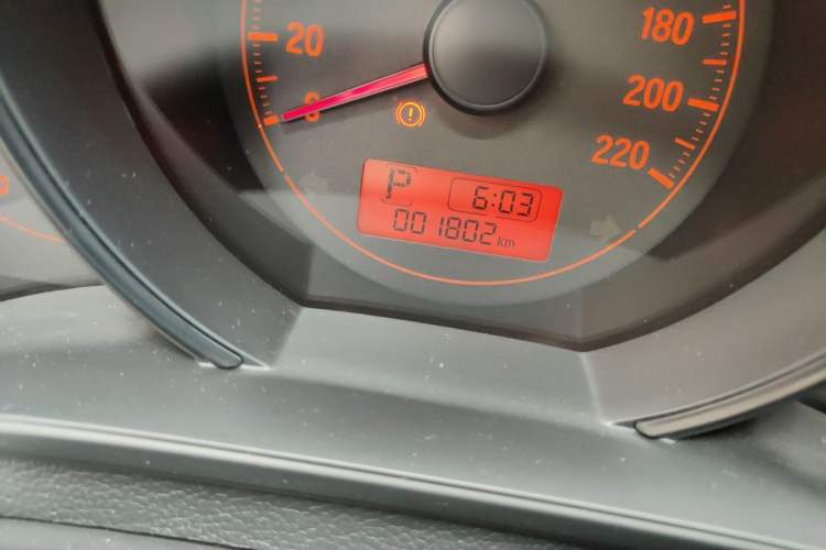 Used Honda Fit 2016 1.5L LX CVT Comfort Model Odometer Close Up