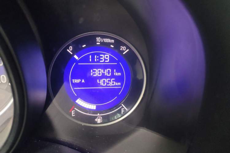 Used Honda Fit 2016 1.5L LXS CVT Comfort Sunroof Version Odometer Close Up