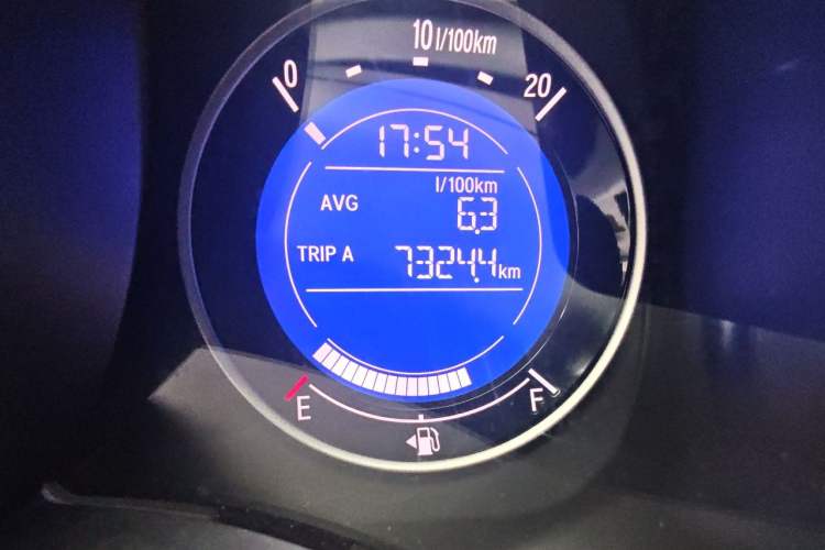 Used Honda Fit 2016 1.5L LXS CVT Comfort Sunroof Version Odometer Close Up