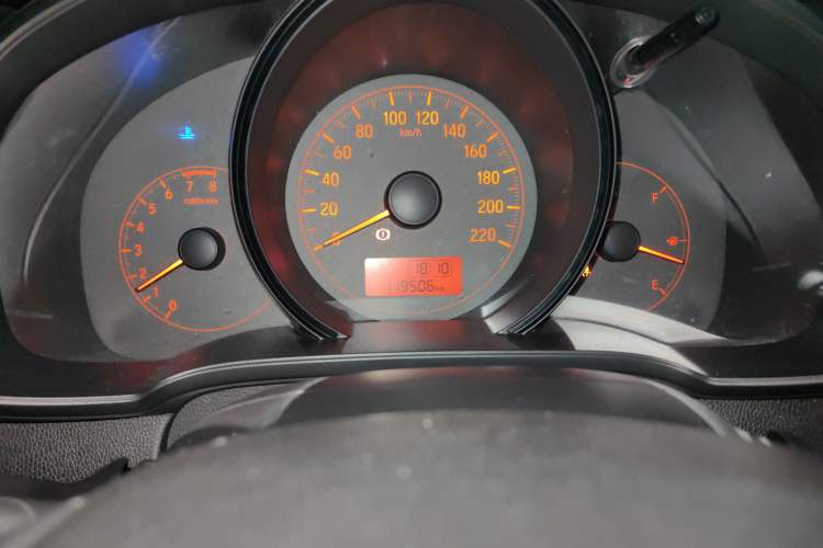Used Honda Fit 2016 1.5L LX Manual Comfort Model Odometer Close Up