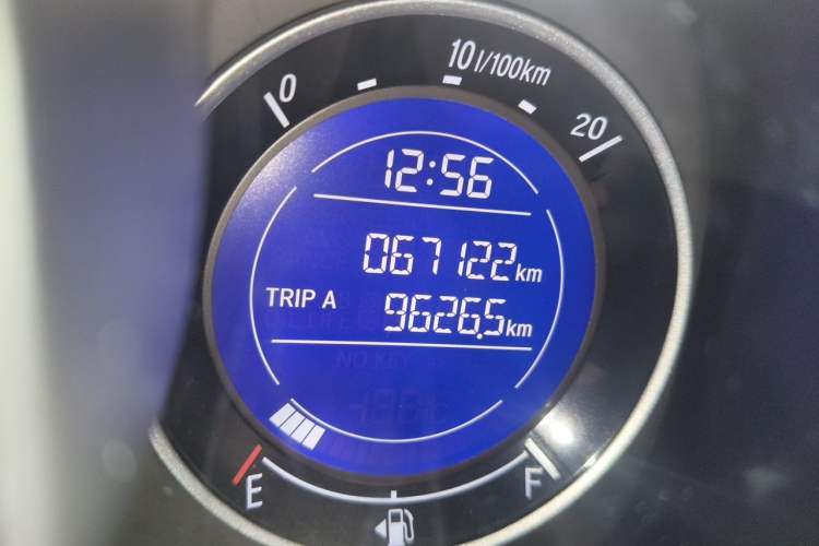 Used Honda Fit 2016 1.5L LXS CVT Comfort Sunroof Version Odometer Close Up