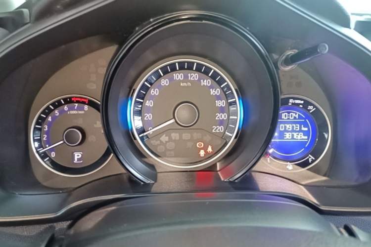 Used Honda Fit 2016 1.5L LXS CVT Comfort Sunroof Version Odometer Close Up