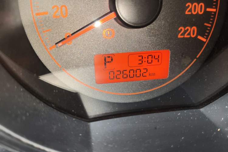 Used Honda Fit 2016 1.5L LX CVT Comfort Model Odometer Close Up