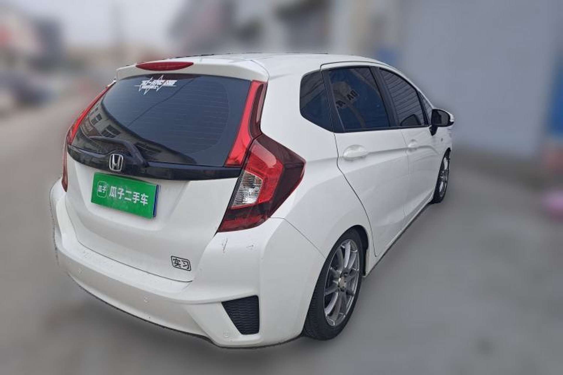 Used Honda Fit 2016 1.5L LX Manual Comfort Model Rear Right 45 Deg