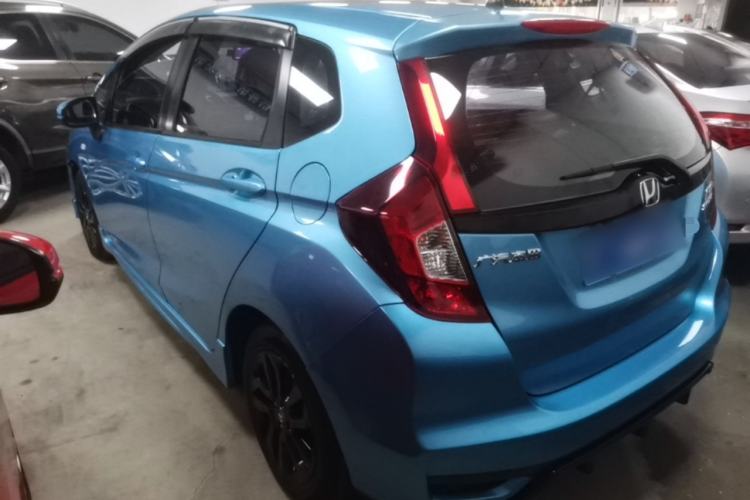 Used Honda Fit 2018 1.5L CVT Trendy Sports Edition Rear Left 45 Deg