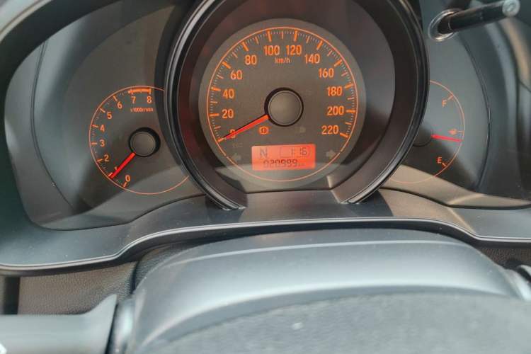 Used Honda Fit 2018 1.5L CVT Comfort Version Odometer Close Up