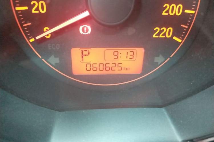 Used Honda Fit 2018 1.5L CVT Comfort Sunroof Version Odometer Close Up