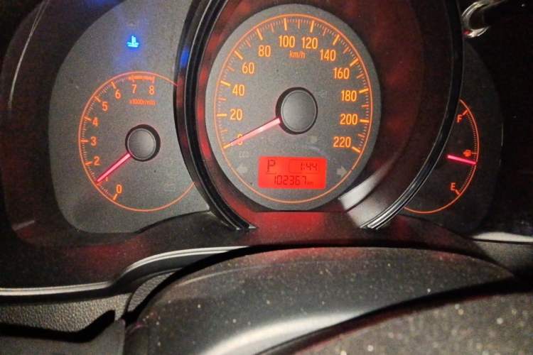 Used Honda Fit 2018 1.5L CVT Comfort Version Odometer Close Up
