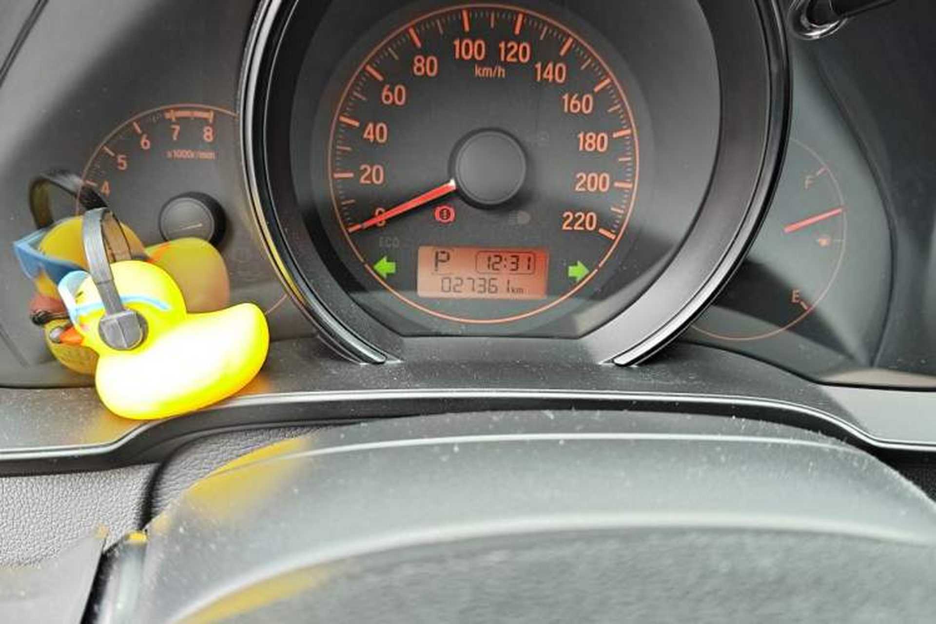 Used Honda Fit 2018 1.5L CVT Comfort Sunroof Version Odometer Close Up