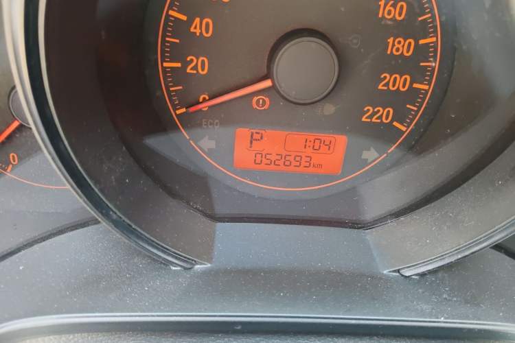 Used Honda Fit 2018 1.5L CVT Comfort Version Odometer Close Up