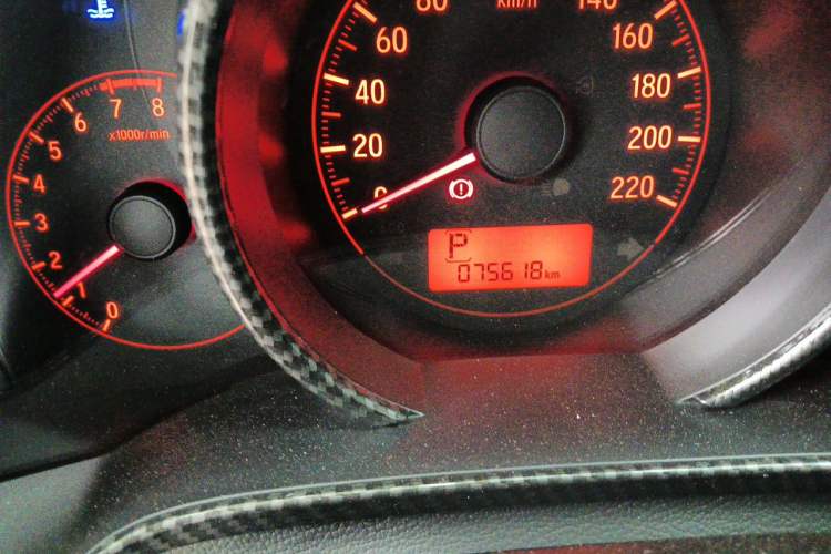 Used Honda Fit 2018 1.5L CVT Trendy Sports Edition Odometer Close Up