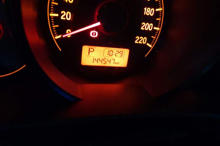 Used Honda Fit 2018 1.5L CVT Comfort Version Odometer Close Up