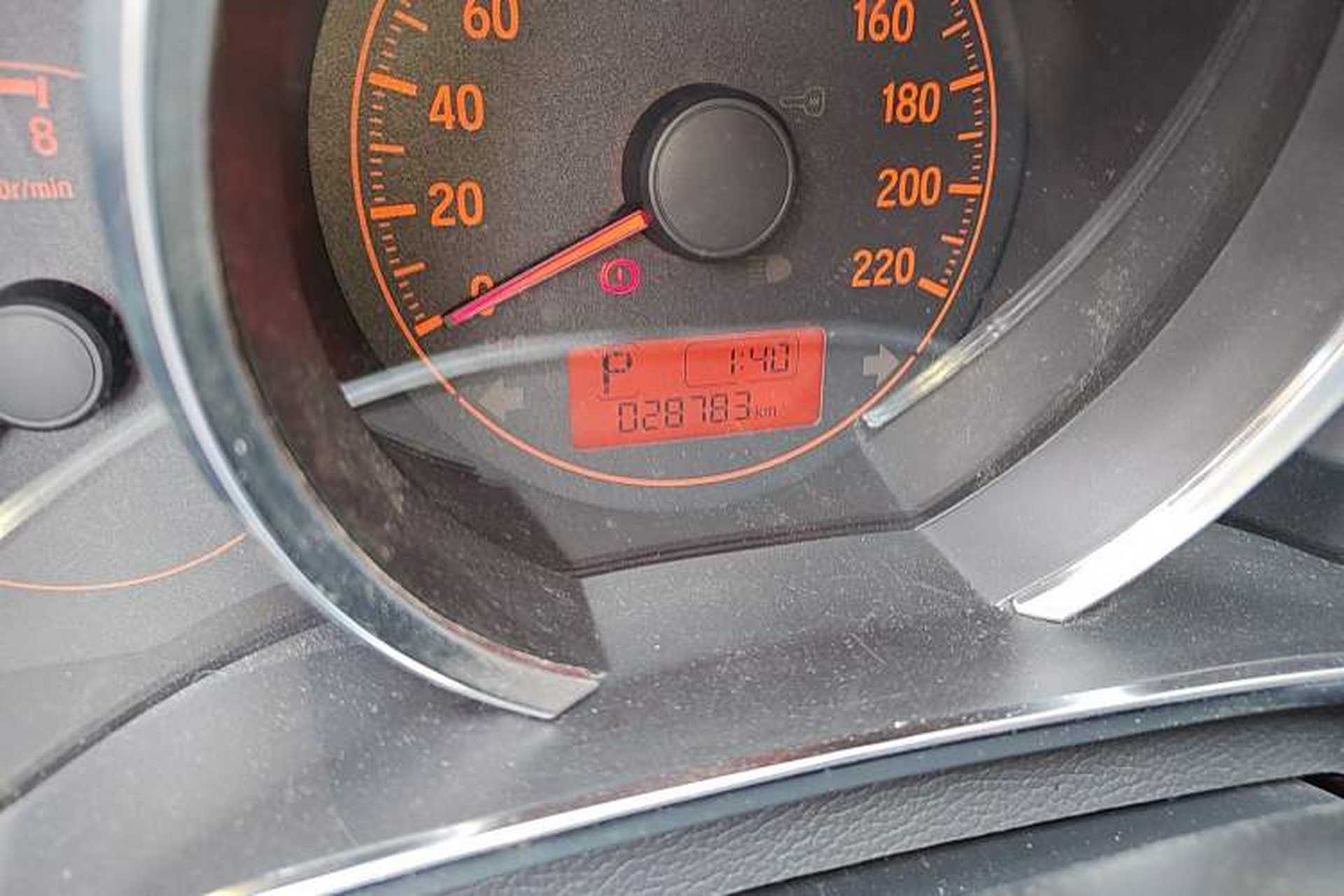Used Honda Fit 2018 1.5L CVT Comfort Sunroof Version Odometer Close Up