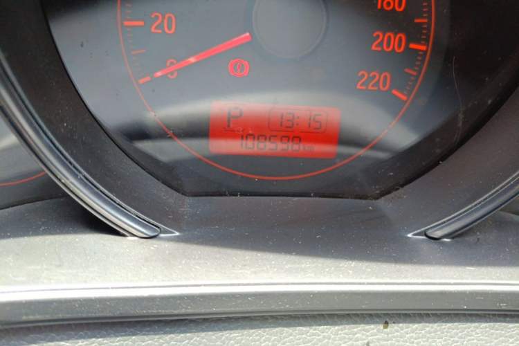 Used Honda Fit 2018 1.5L CVT Comfort Version Odometer Close Up