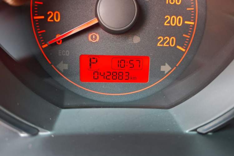 Used Honda Fit 2018 1.5L CVT Comfort Sunroof Version Odometer Close Up