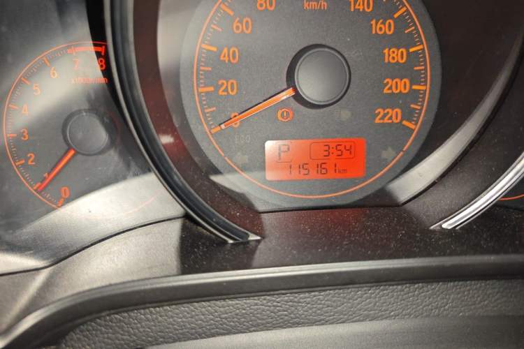Used Honda Fit 2018 1.5L CVT Comfort Version Odometer Close Up