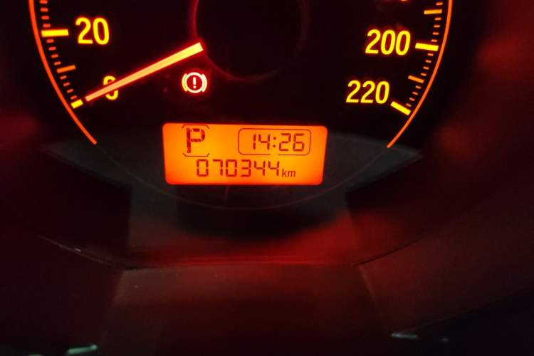 Used Honda Fit 2018 1.5L CVT Comfort Version Odometer Close Up