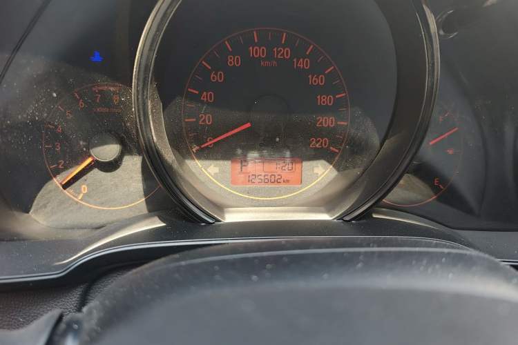 Used Honda Fit 2018 1.5L CVT Comfort Version Odometer Close Up