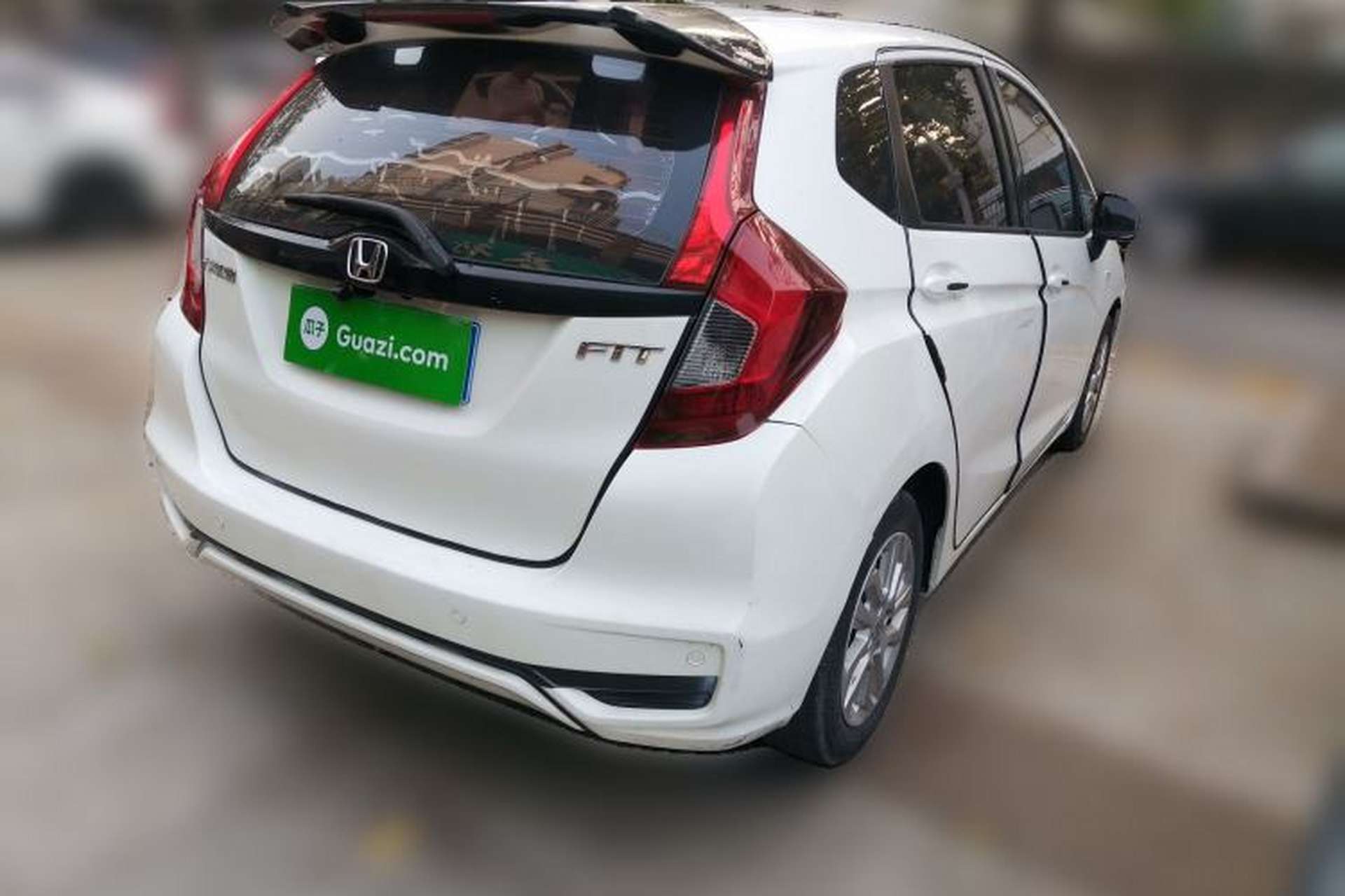 Used Honda Fit 2018 1.5L CVT Comfort Sunroof Version Rear Right 45 Deg