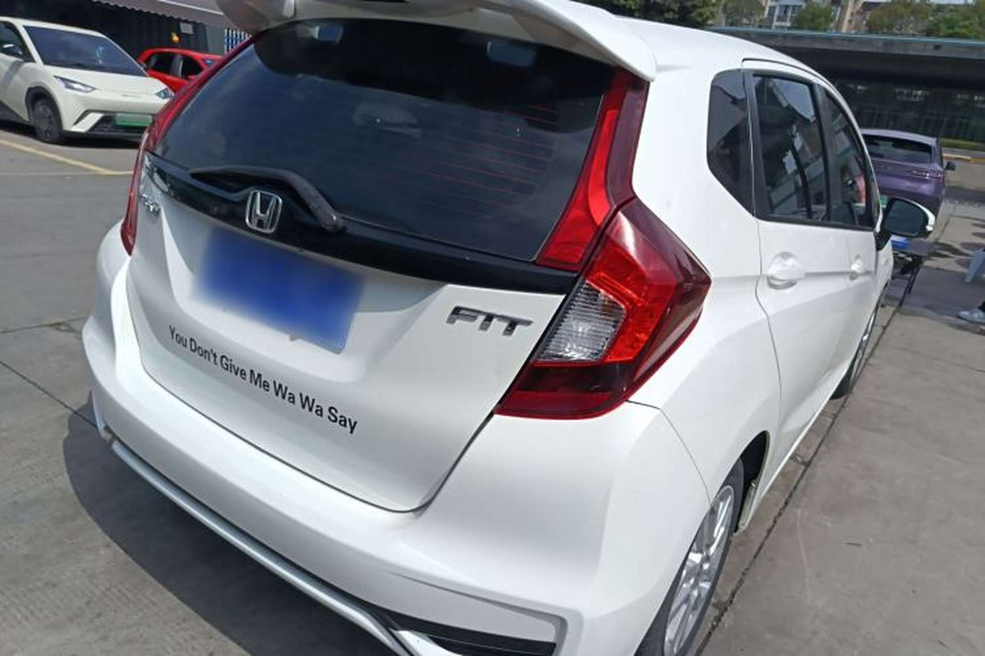 Used Honda Fit 2018 1.5L CVT Comfort Sunroof Version Rear Right 45 Deg