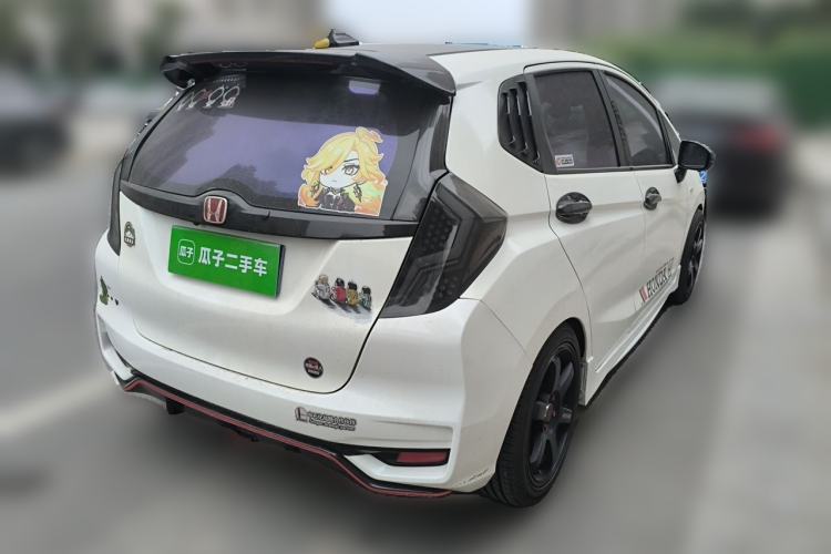 Used Honda Fit 2018 1.5L CVT Comfort Sunroof Version Rear Right 45 Deg