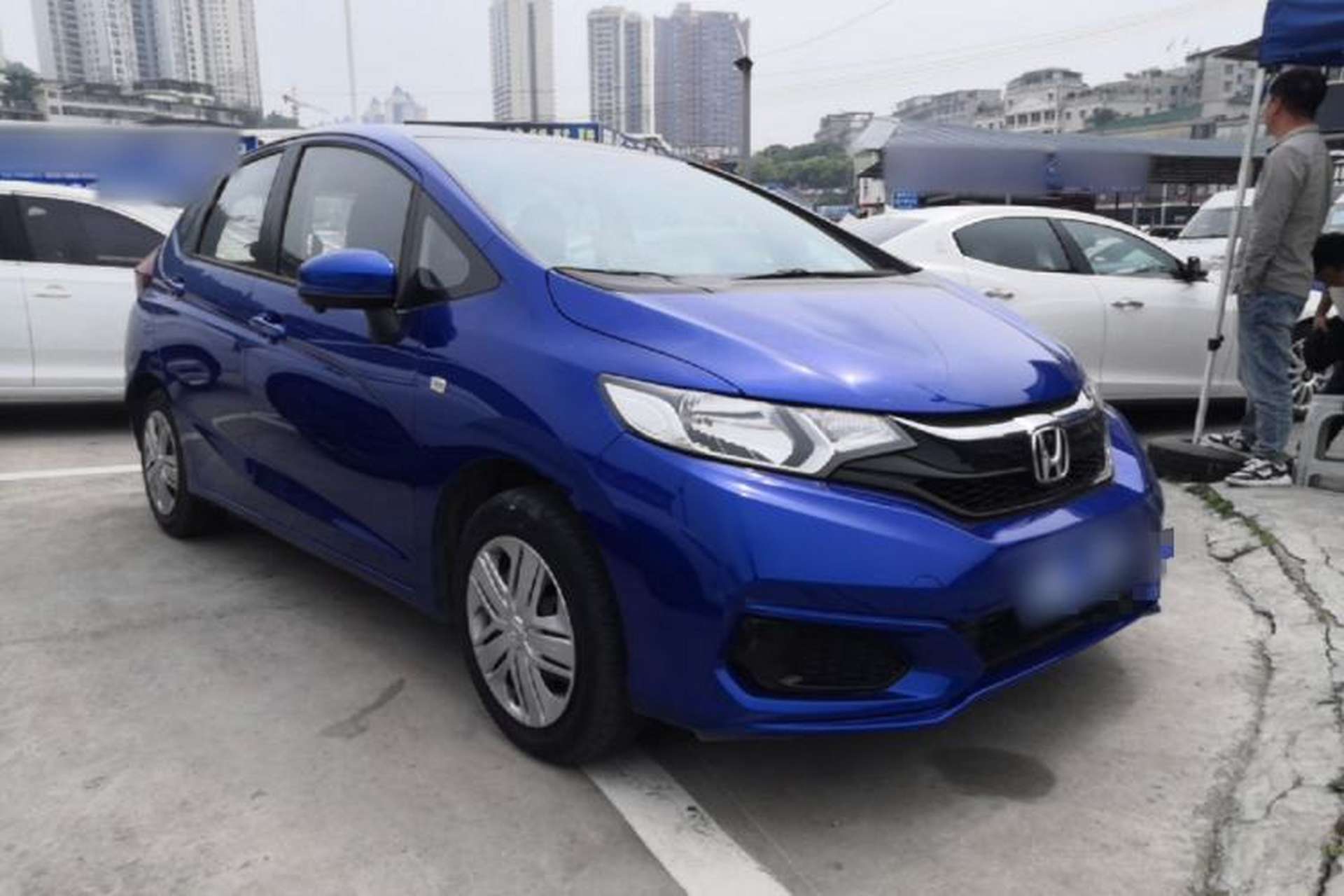 Used Honda Fit 2020 1.5L CVT Comfort Version Front Right 45 Deg
