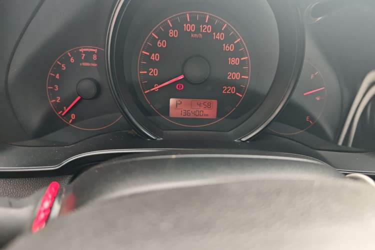 Used Honda Fit 2020 1.5L CVT Comfort Version Odometer Close Up