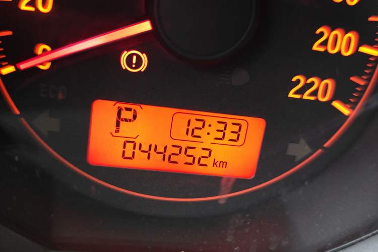 Used Honda Fit 2020 1.5L CVT Comfort Sunroof Version Odometer Close Up