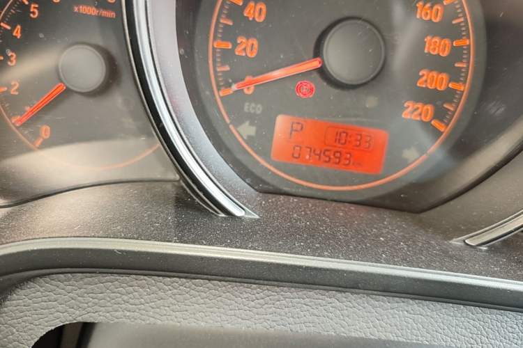 Used Honda Fit 2020 1.5L CVT Comfort Version Odometer Close Up