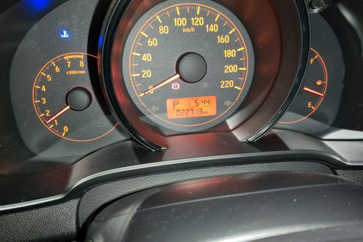 Used Honda Fit 2020 1.5L CVT Comfort Sunroof Version Odometer Close Up