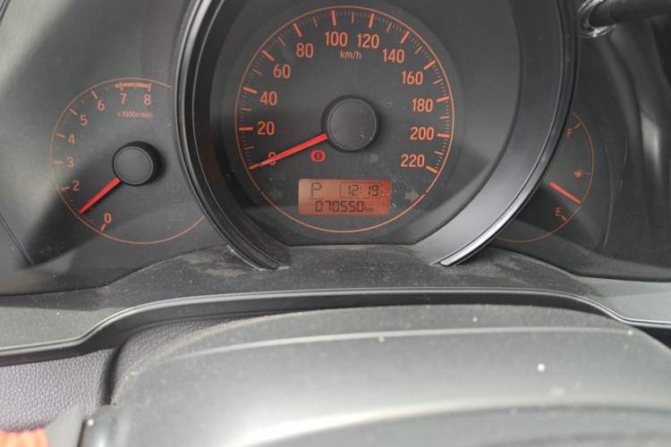 Used Honda Fit 2020 1.5L CVT Comfort Version Odometer Close Up