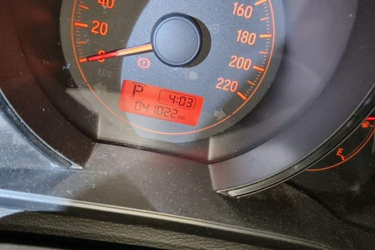 Used Honda Fit 2020 1.5L CVT Comfort Version Odometer Close Up