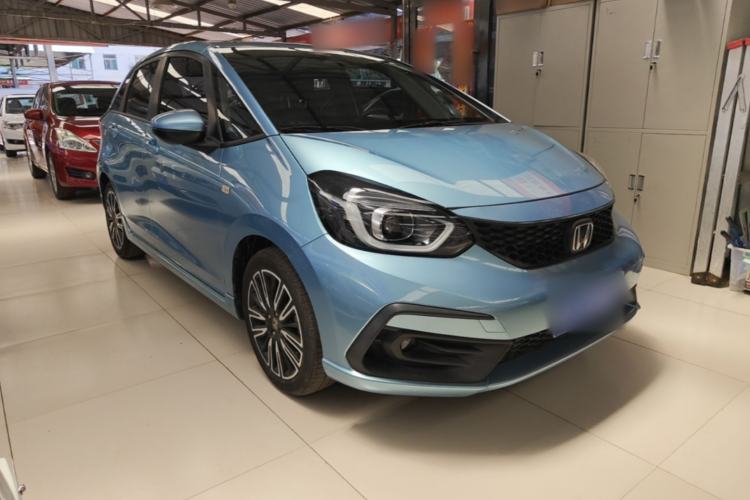 Used Honda Fit 2021 1.5L CVT Trendy Run Pro Edition Front Right 45 Deg