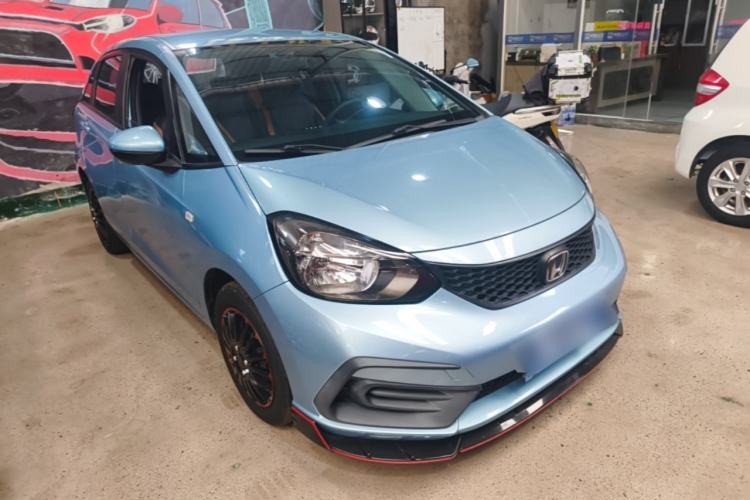 Used Honda Fit 2021 1.5L CVT Trend Edition Front Right 45 Deg