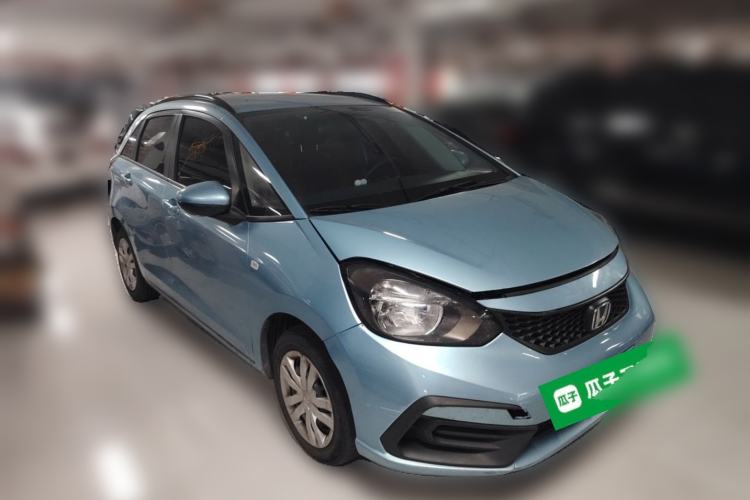 Used Honda Fit 2021 1.5L CVT Trend Edition Front Right 45 Deg