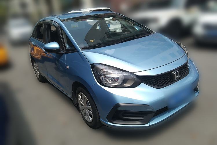 Used Honda Fit 2021 1.5L CVT Trend Edition Front Right 45 Deg