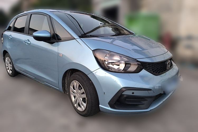 Used Honda Fit 2021 1.5L CVT Trend Edition Front Right 45 Deg