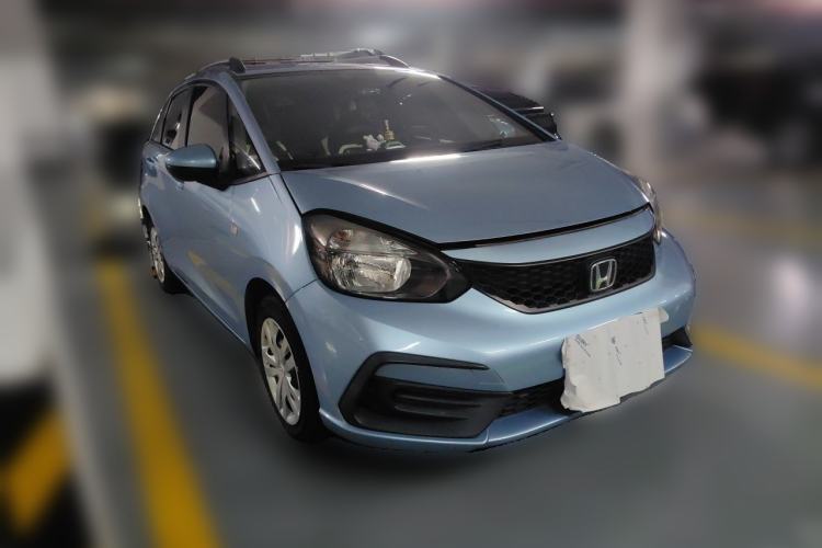 Used Honda Fit 2021 1.5L CVT Trend Edition Front Right 45 Deg