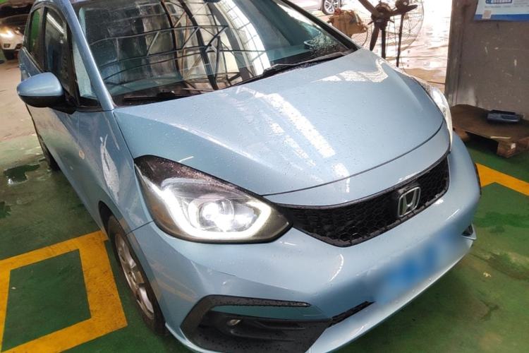 Used Honda Fit 2021 1.5L CVT Trend Edition Front Right 45 Deg