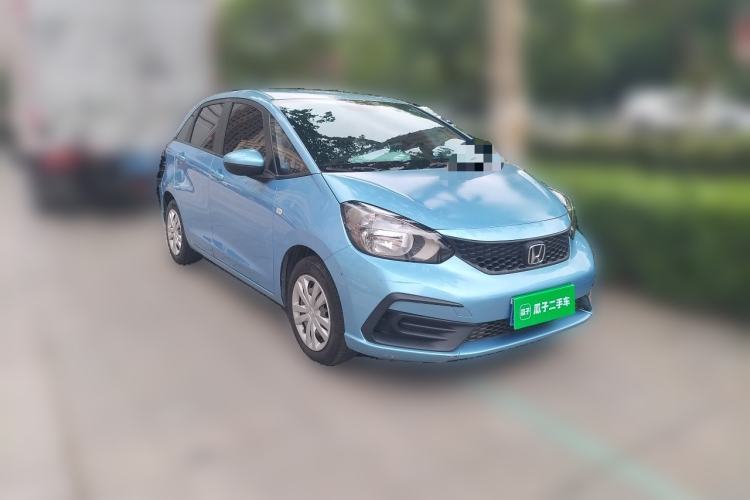 Used Honda Fit 2021 1.5L CVT Trend Edition Front Right 45 Deg