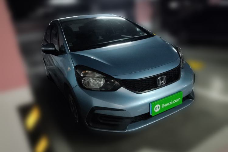 Used Honda Fit 2021 1.5L CVT Trend Edition Front Right 45 Deg