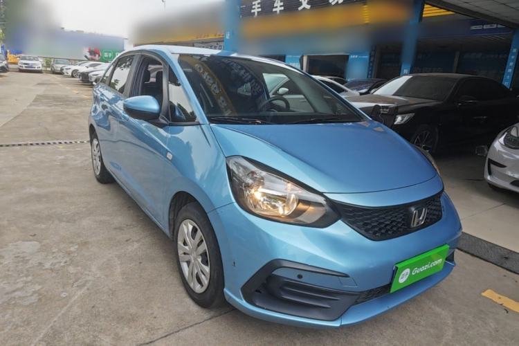 Used Honda Fit 2021 1.5L CVT Trend Edition Front Right 45 Deg