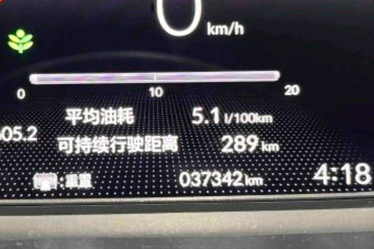 Used Honda Fit 2021 1.5L CVT Trend Edition Odometer Close Up