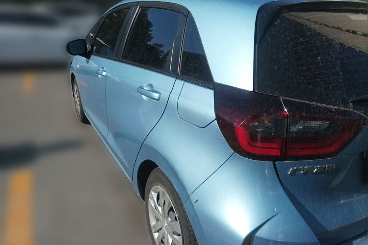 Used Honda Fit 2021 1.5L CVT Trend Edition Rear Left 45 Deg
