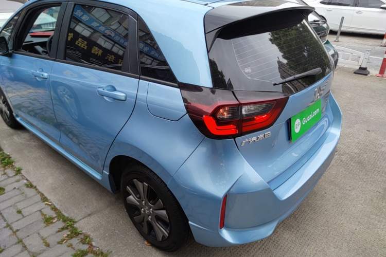 Used Honda Fit 2021 1.5L CVT Trendy Sports Edition Rear Left 45 Deg