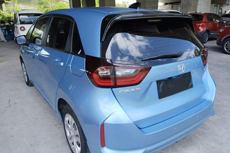 Used Honda Fit 2021 1.5L CVT Trendy Edition Rear Left 45 Deg
