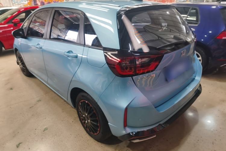 Used Honda Fit 2021 1.5L CVT Trend Edition Rear Left 45 Deg